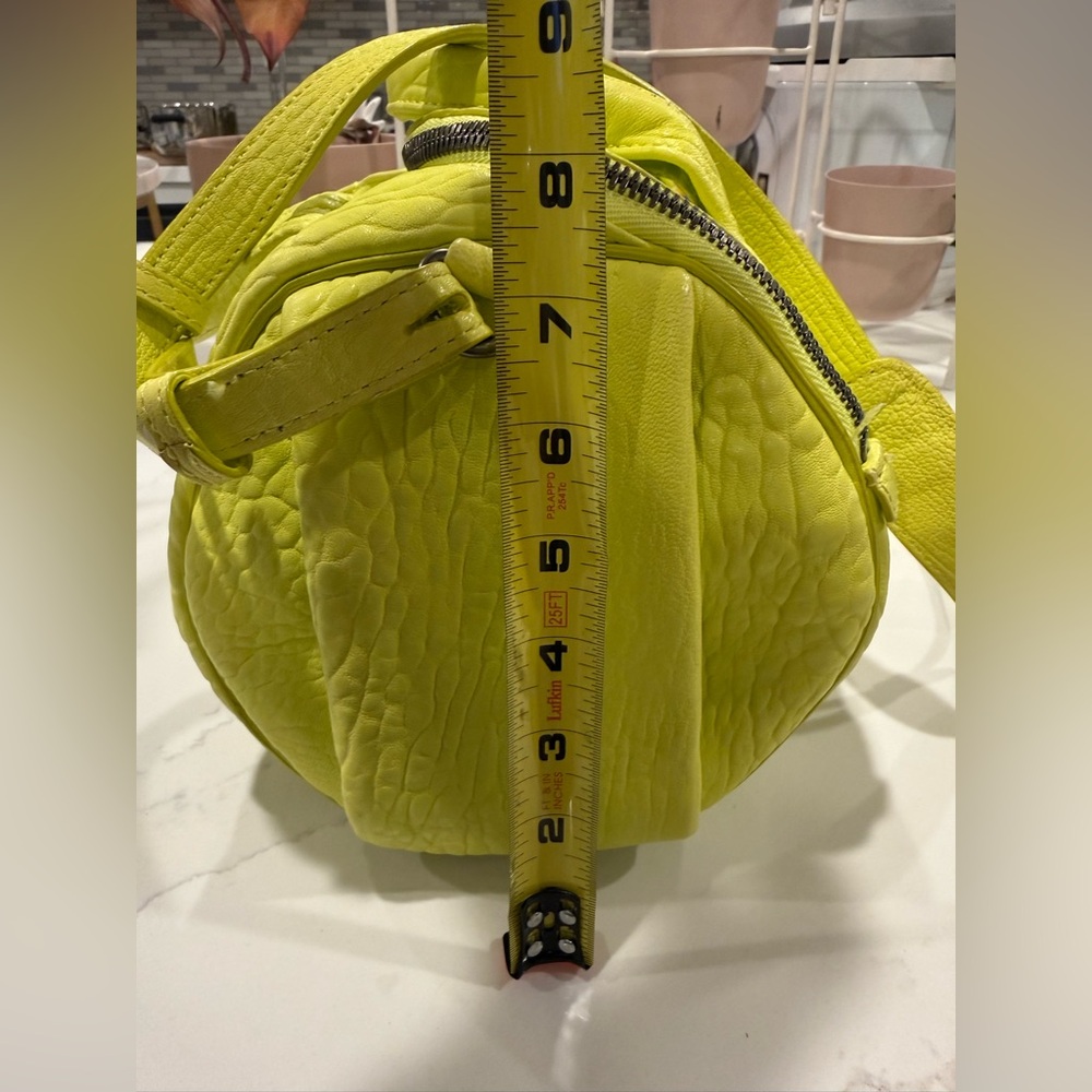 Alexander Wang Rocco Bag with Studs - Neon Yellow - Picture 10 of 11